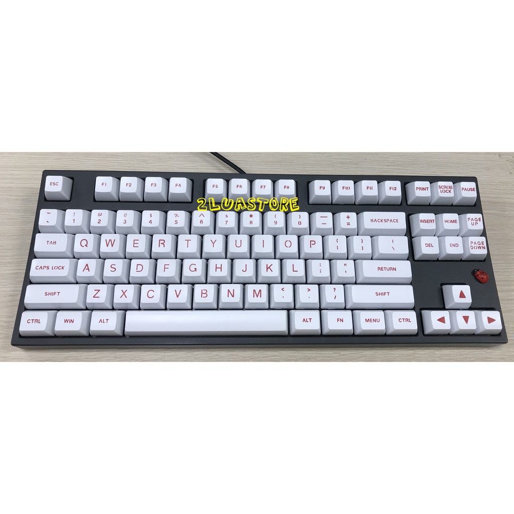 Bộ Keycap nhiều màu profile SA nhựa ABS Double Shot 87/104 cho bàn phím cơ