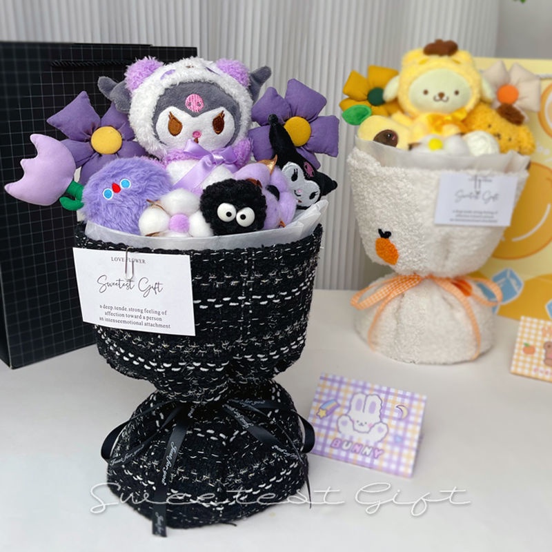 Búp Bê Nhồi Bông Kuromi Dễ Thương Dùng Làm Quà Tặng Sinh Nhật Cho Bạn Gái