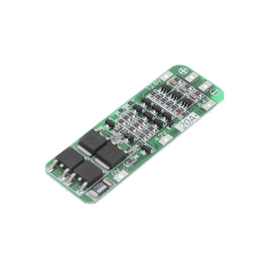 Mạch 3s20A bảo vệ xả chống cháy cân bằng pin khi sạc Hệ 3.7V Li-Ion