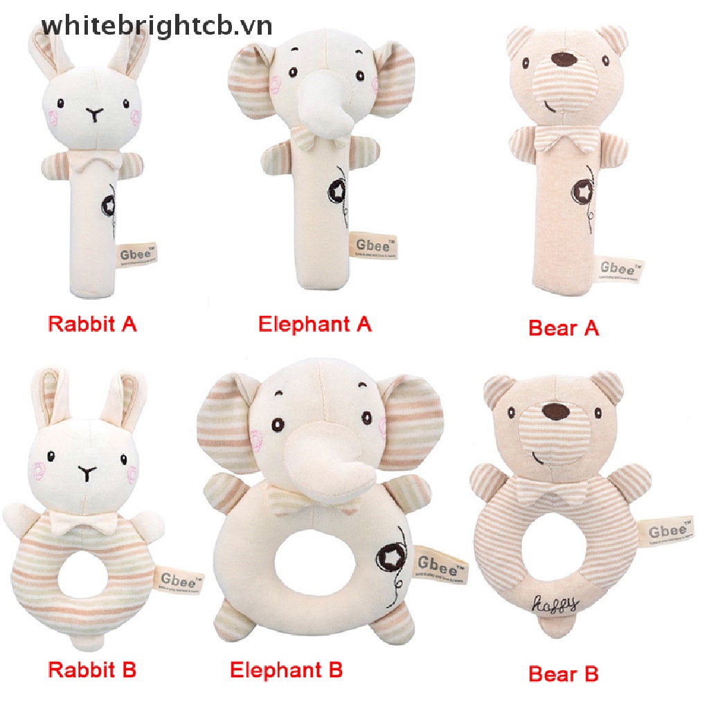 / / Myvn / / Đồ Chơi Lúc Lắc Cầm Tay Hình Động Vật Hoạt Hình Nhồi Bông Mềm Mại