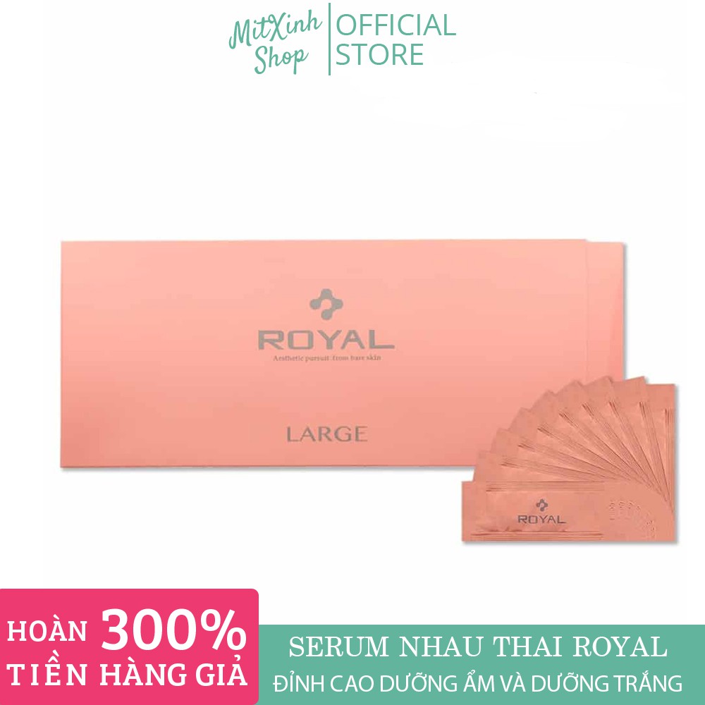 (Lẻ 1 miếng) Tinh chất NHAU THAI ROYAL - ĐỈNH CAO CỦA DƯỠNG ẨM, DƯỠNG TRẮNG VÀ CHỐNG LÃO HOÁ