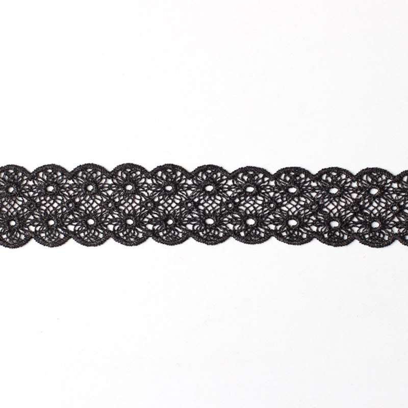 Vòng Cổ Choker Ren Bản Rộng Kèm Nịt Bít Tất Phong Cách Gothic Lolita YOUYO