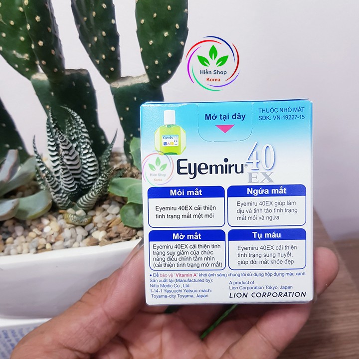 Nước nhỏ mắt eyemiru 40EX nhật bản | Thế Giới Skin Care