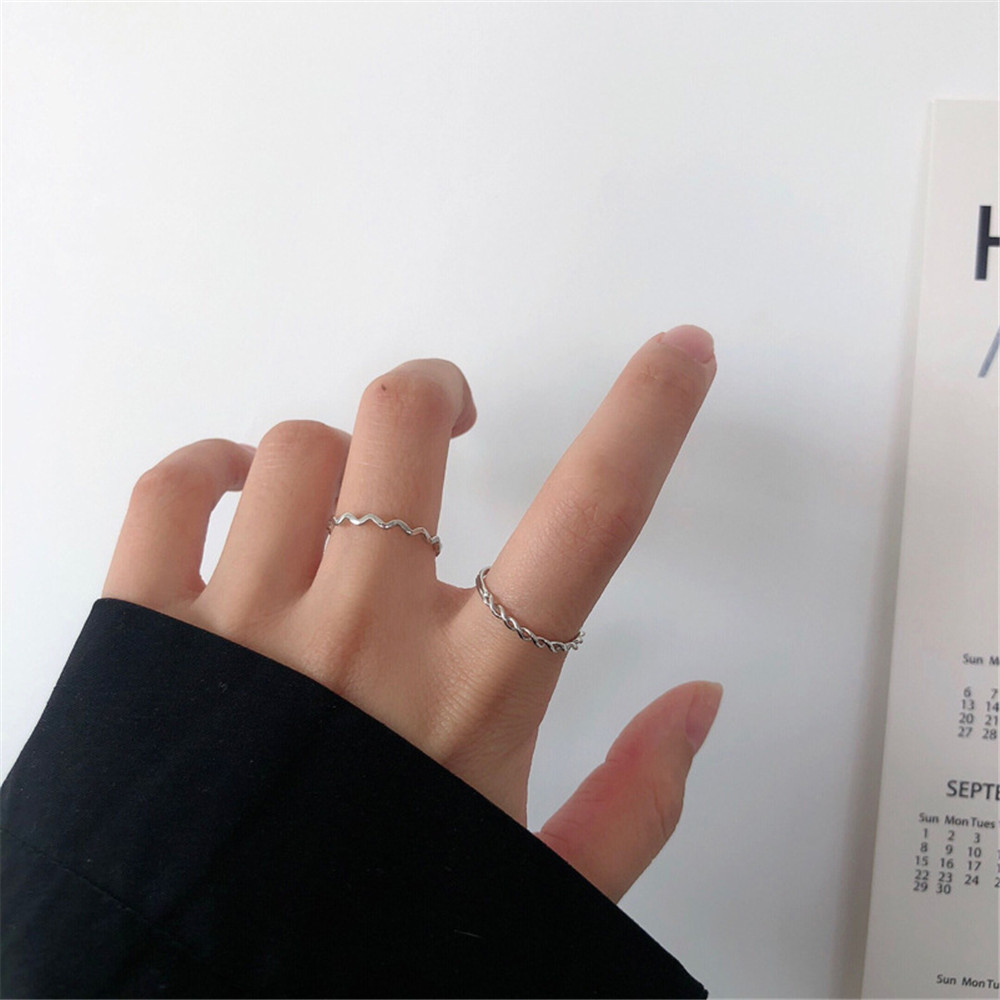 Nhẫn Đeo Tay Thiết Kế Độc Đáo Xinh Xắn Dành Cho Nữ Yanqueens Quà tặng phụ kiện