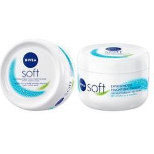 Kem dưỡng ẩm Nivea Soft Đức  giảm khô da viêm da tạo độ ẩm chống nẻ da mịn màng 200ml &amp; 375ml