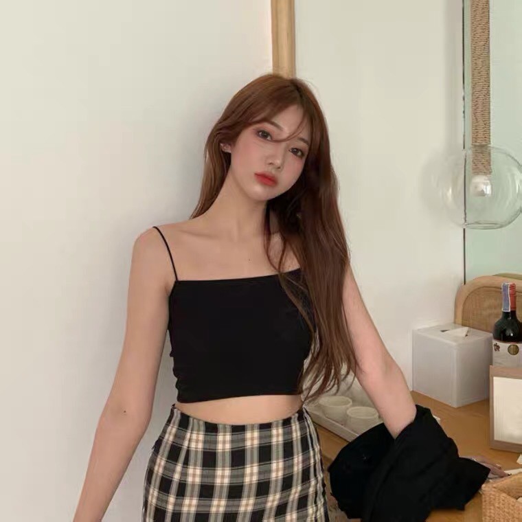 Áo 2 dây sợi bún LISANNA chất bozip body dáng ôm nữ SIÊU HOT | BigBuy360 - bigbuy360.vn