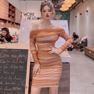 ✨Đầm body lưới sik xinh