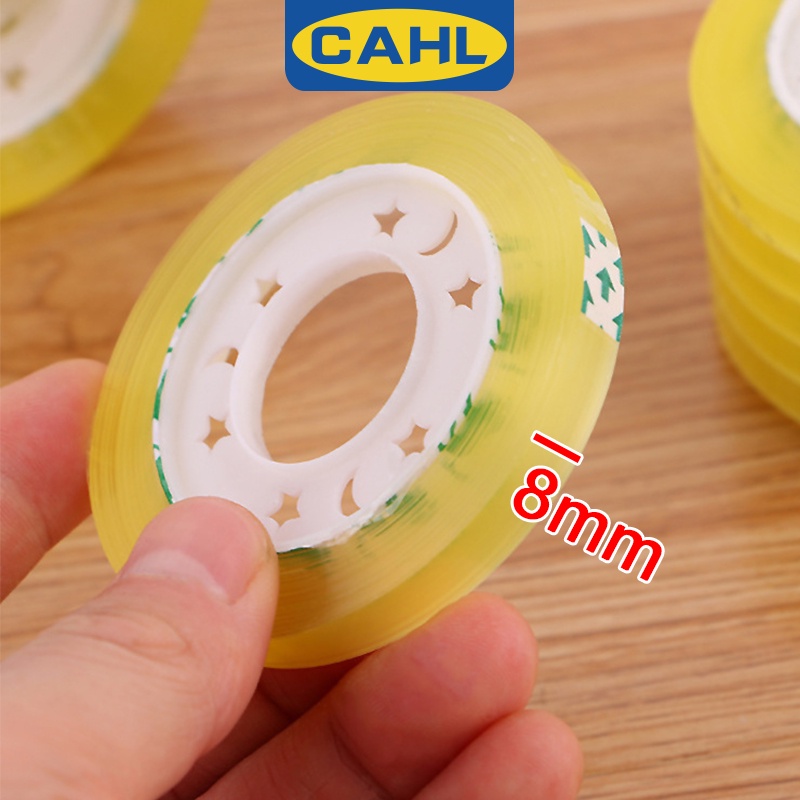 Băng Keo Trong Suốt Bóng 8mm Đa Năng Tiện Dụng Cho Học Sinh / Văn Phòng