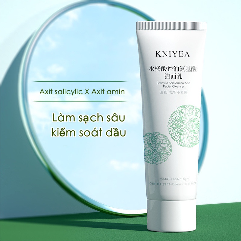 Sữa Rửa Mặt Axit Salicylic Giúp Kiềm Dầu Làm Sạch Và Dưỡng Ẩm Cho Da