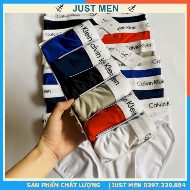 Quần lót nam tam giác C.K, quần sịp chéo thun lạnh hàng cao cấp giá rẻ sexy co dãn 8 chiều | Justmen