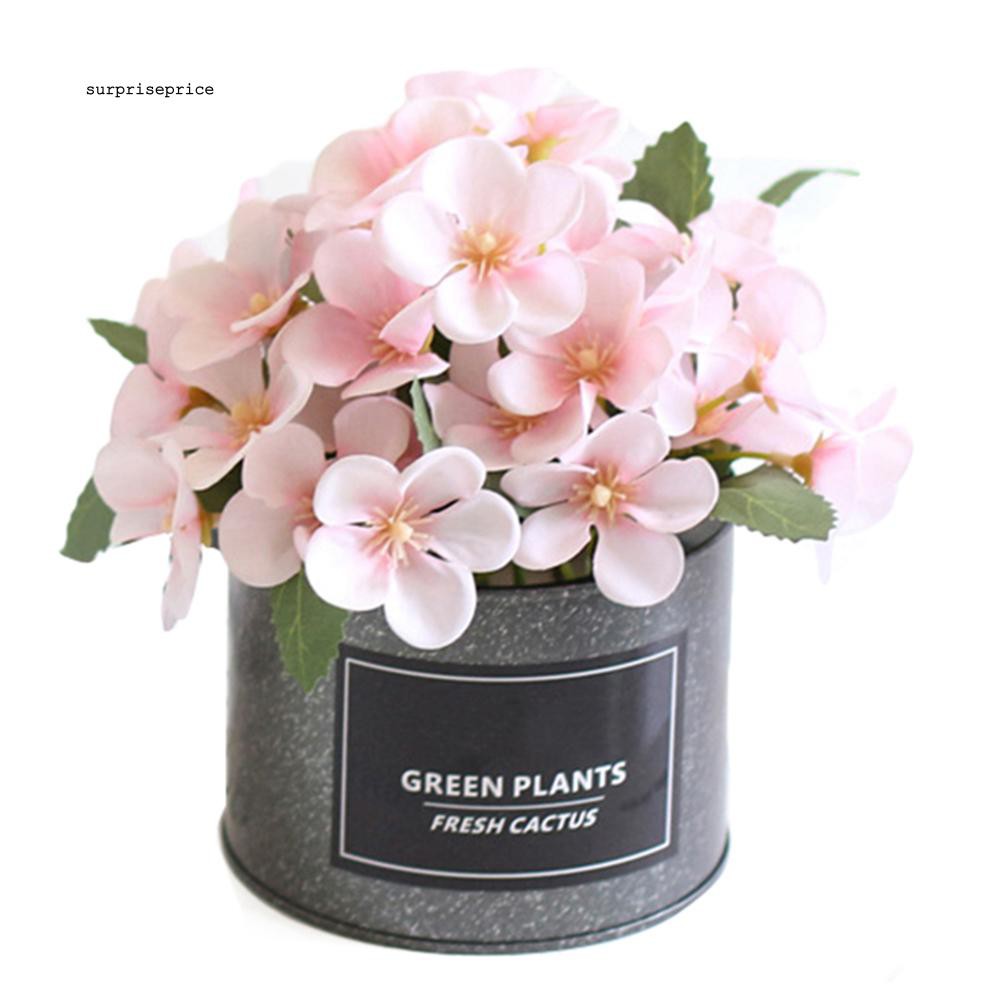 Bội chậu hoa thu hải đường nhân tạo dùng trang trí