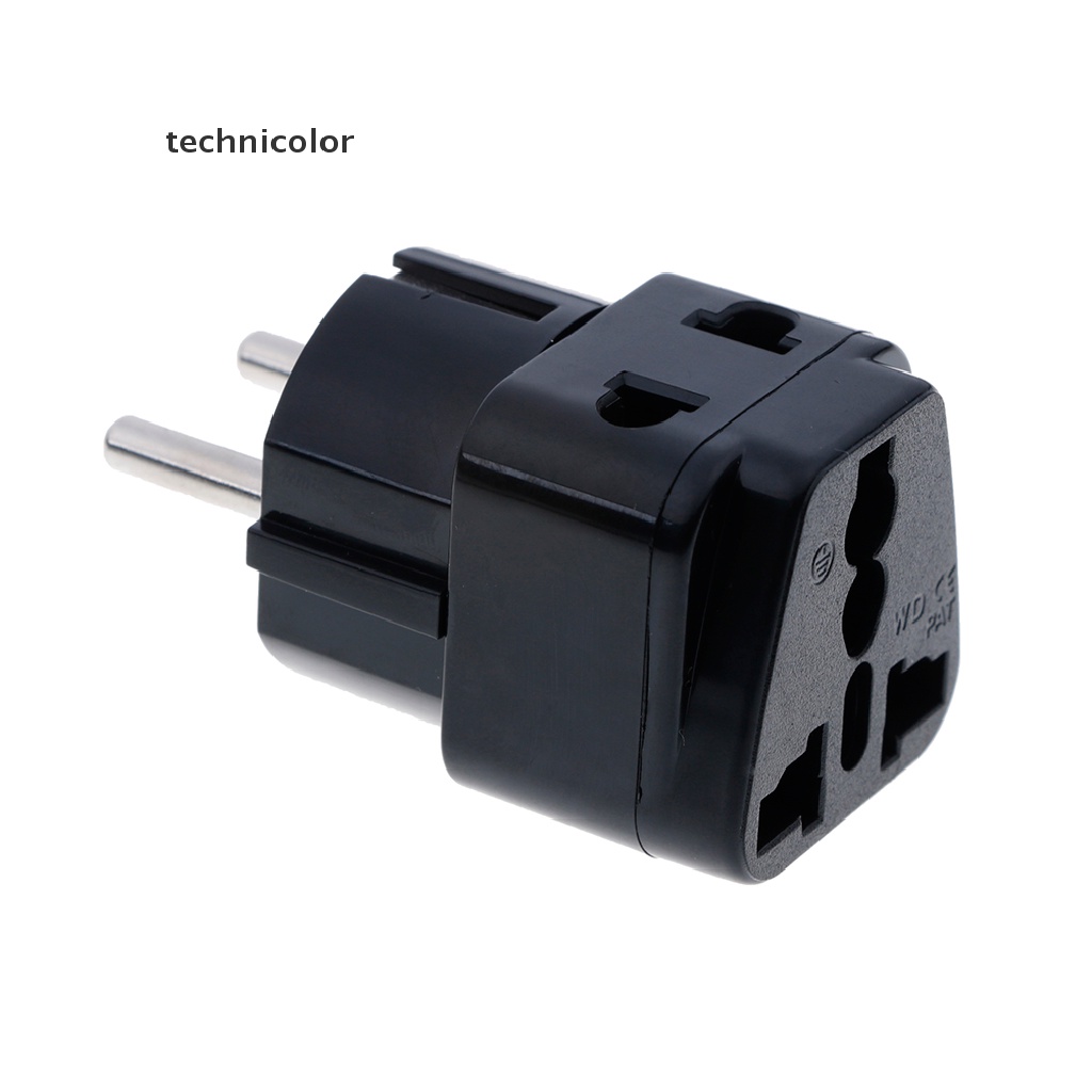 Phích Cắm Chuyển Đổi 1 Sang 2 Ổ Cắm 5mm UK / US / EU / AU 2 / 3 Chấu