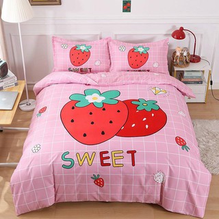 Bộ Drap - Chăn Phao Cotton Magic Hoạt Hình 3D