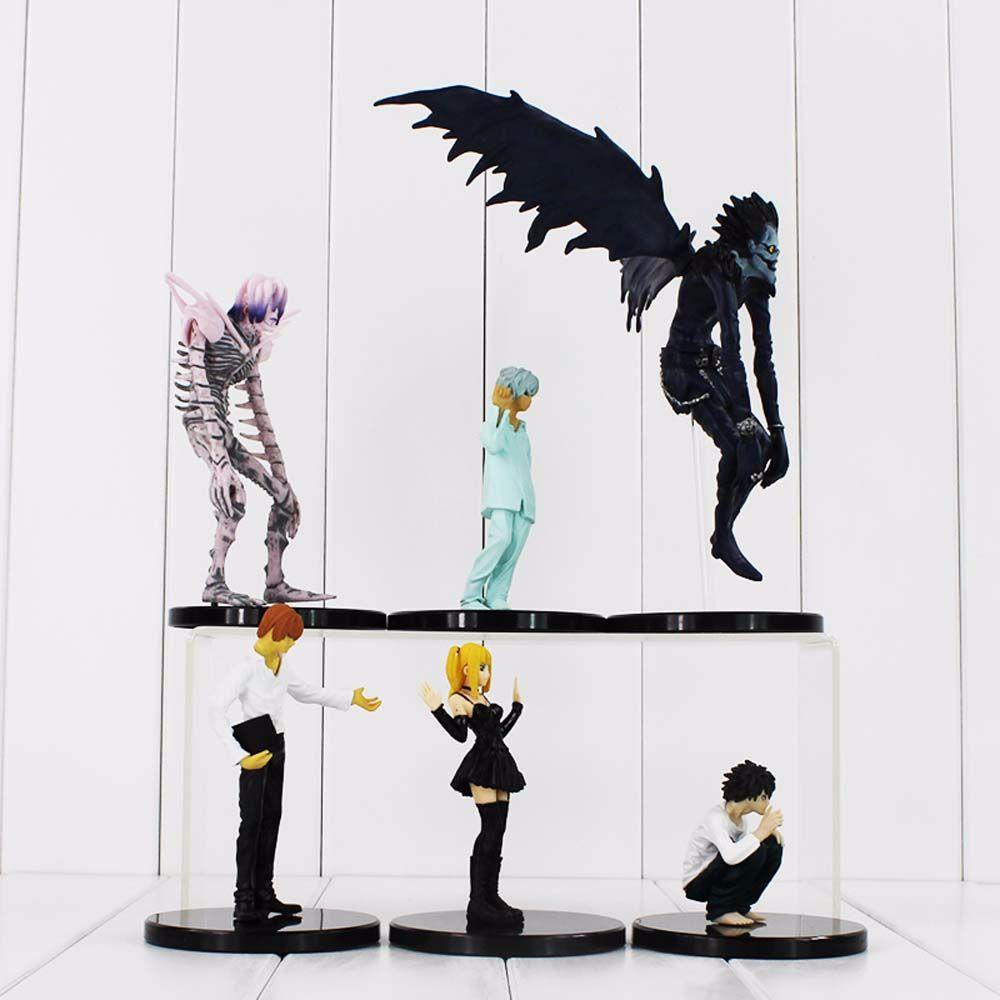 Set 6 Mô Hình Nhân Vật Hoạt Hình Ryuk Rem Ryuuku Misa Modle