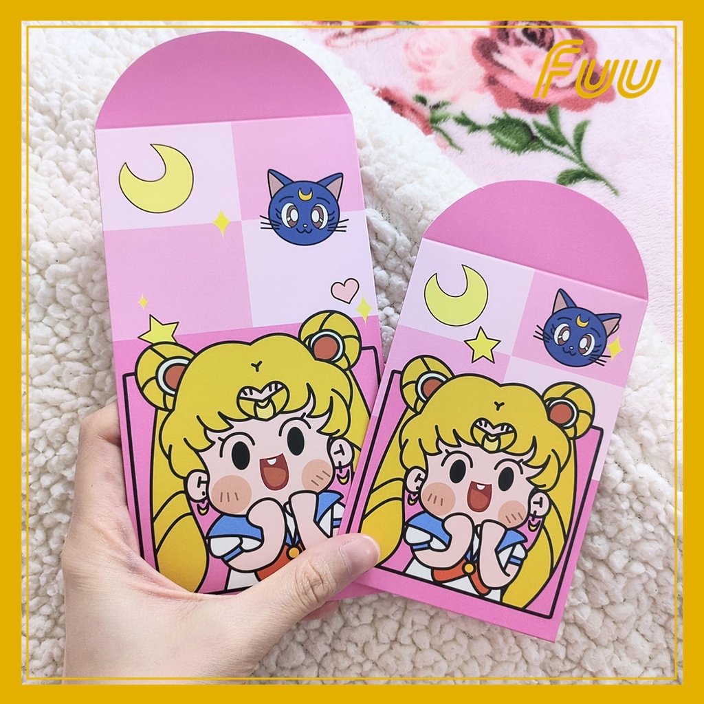Bao lì xì Thủy Thủ Mặt Trăng (Sailor Moon) mẫu 2