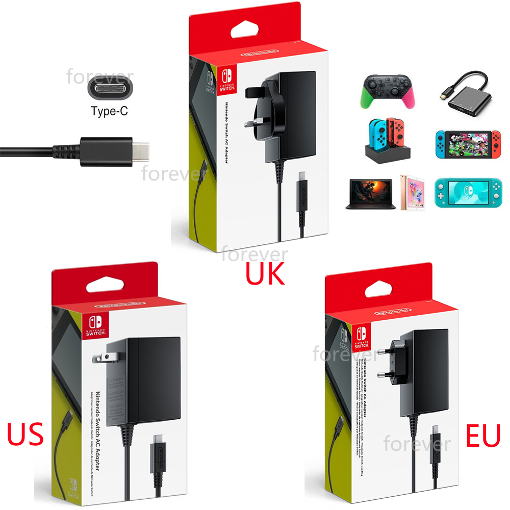 Bộ sạc nhanh 15v/ 2.6a dành cho Nintendo Switch