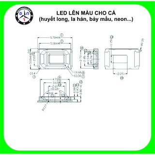 Combo 50 Led lên màu cho cá cảnh