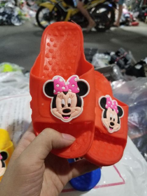 Dép lê nhựa dẻo êm, mềm cho bé trai, bé gái- video ảnh thật.