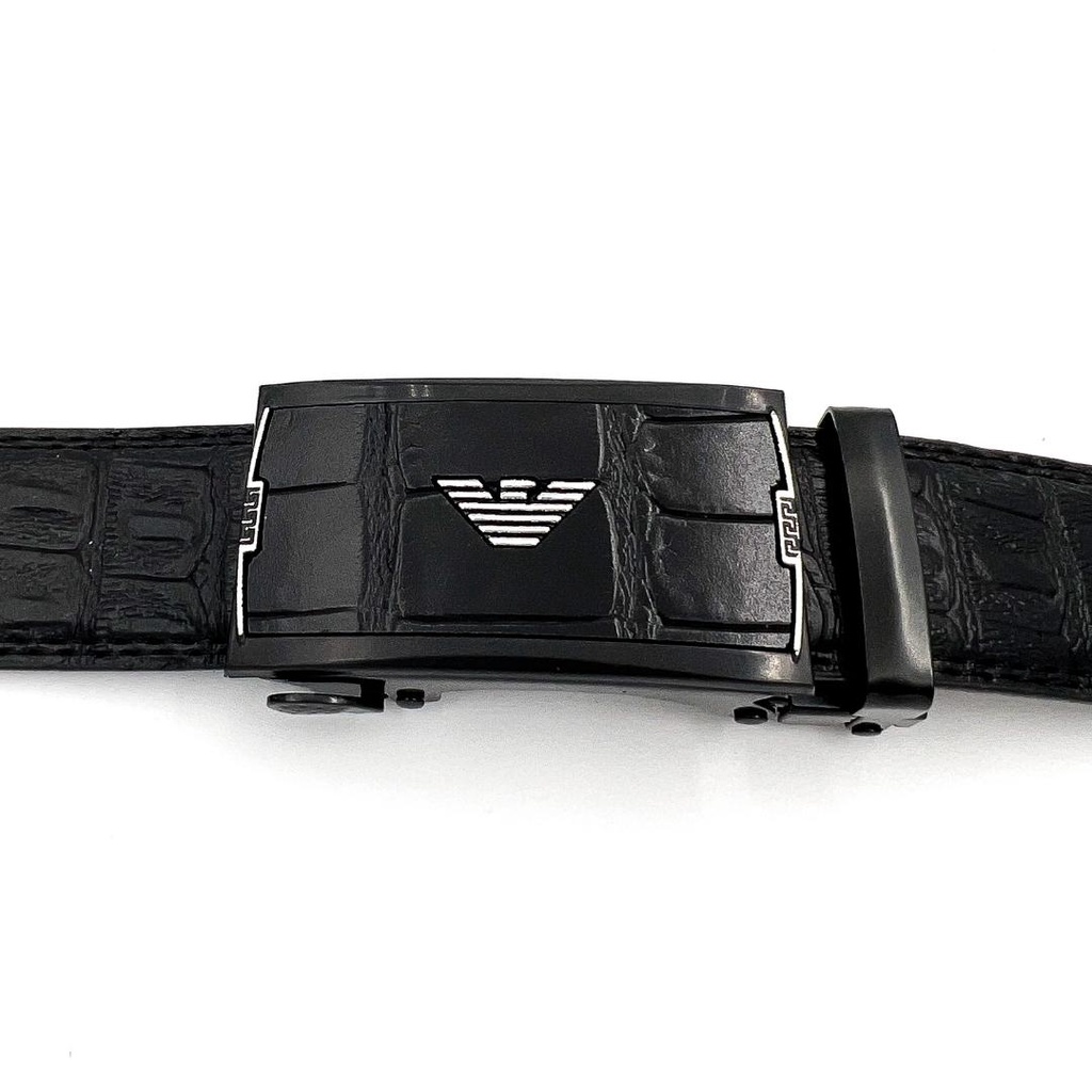 Thắt lưng nam - Dây nịt nam cao cấp da cá sấu khóa kim loại tự động sang trọng TL17