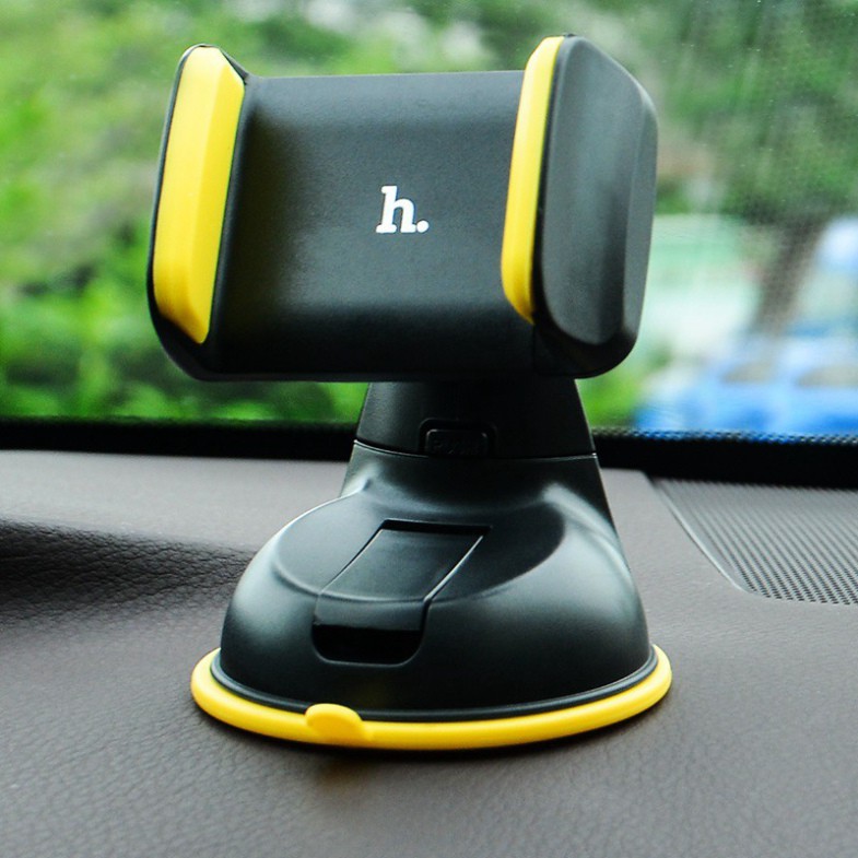 Giá đỡ điện thoại trên ô tô Hoco CA5 cho điện thoại dưới 7 inch , xoay 360 độ