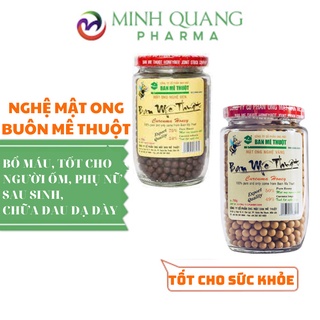 Viên mật ong nghệ Ban Mê Thuột - Mật ong nghệ đen - Mật ong nghệ vàng lọ 250 gam