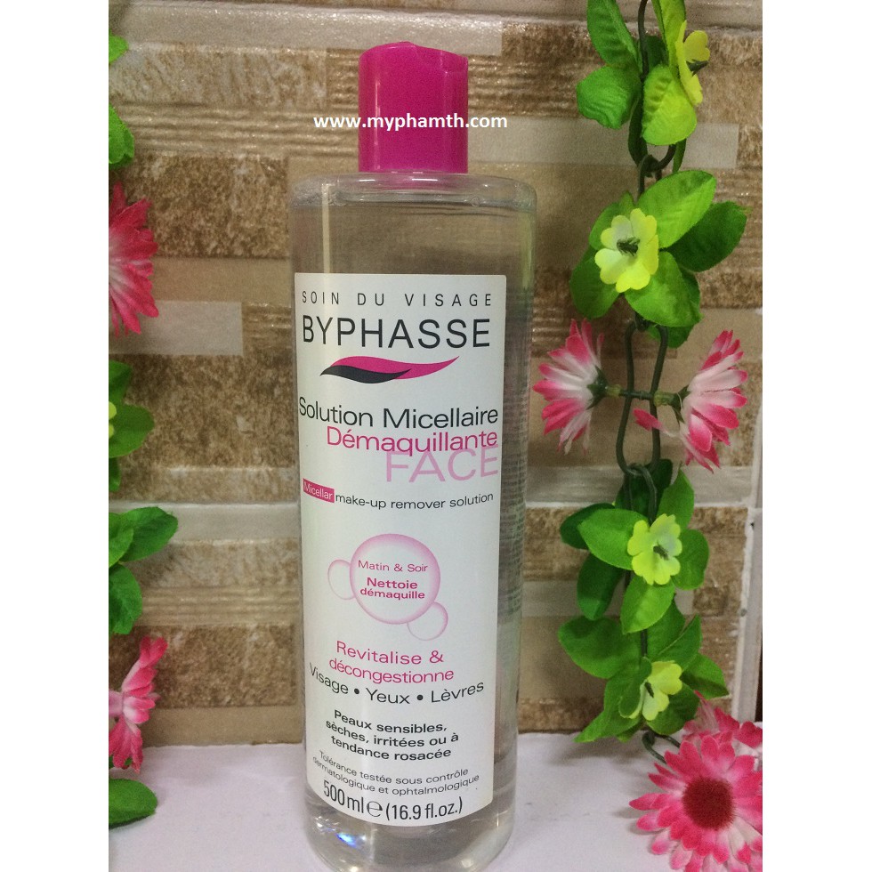 Tẩy trang Byphasse Solution Micallaire Face 500ml