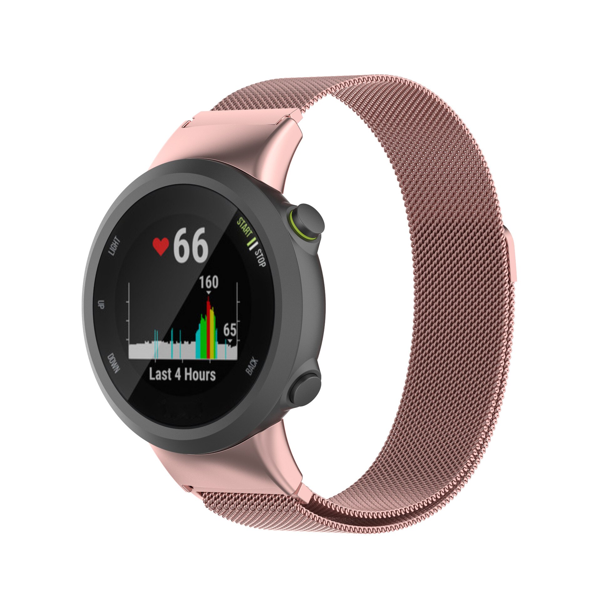 Dây Đeo Kim Loại Nam Châm Siêu Mỏng Cho Đồng Hồ Thông Minh Garmin Bơi 2 Forerunner 45 45s