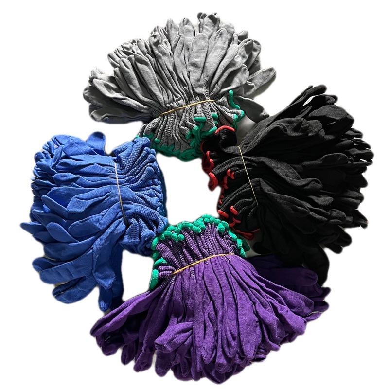 Combo 06 Đôi Găng tay bảo hộ lao động sợi mút, găng tay bảo hộ, bao tay làm vườn