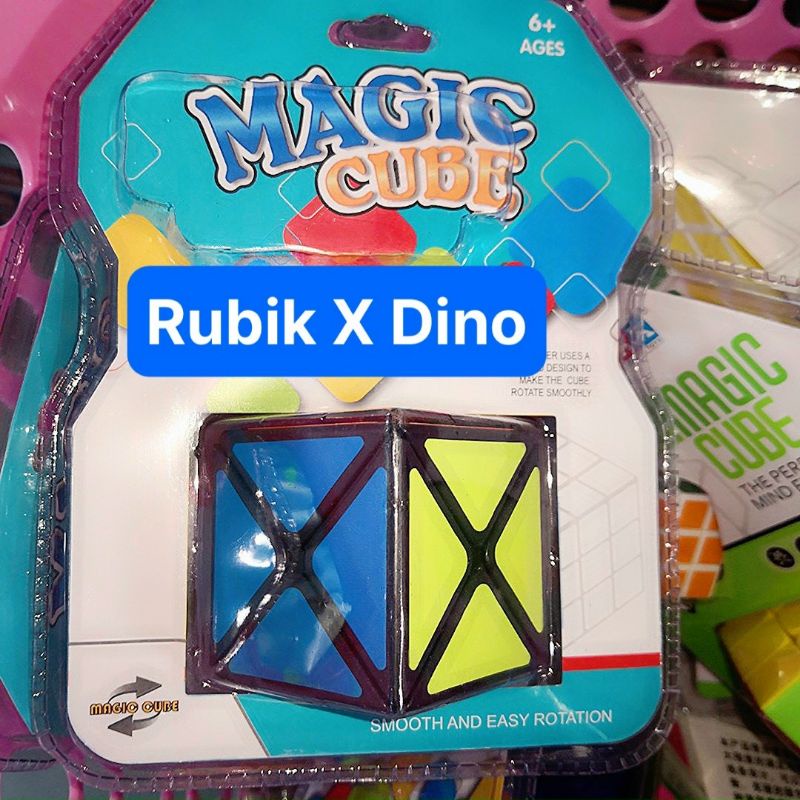 Rubik X Dino viền đen