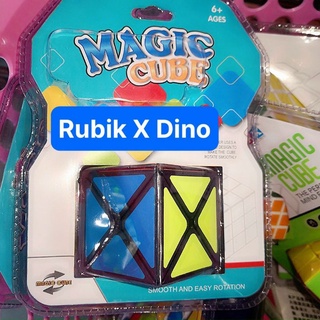 Rubik X Dino viền đen
