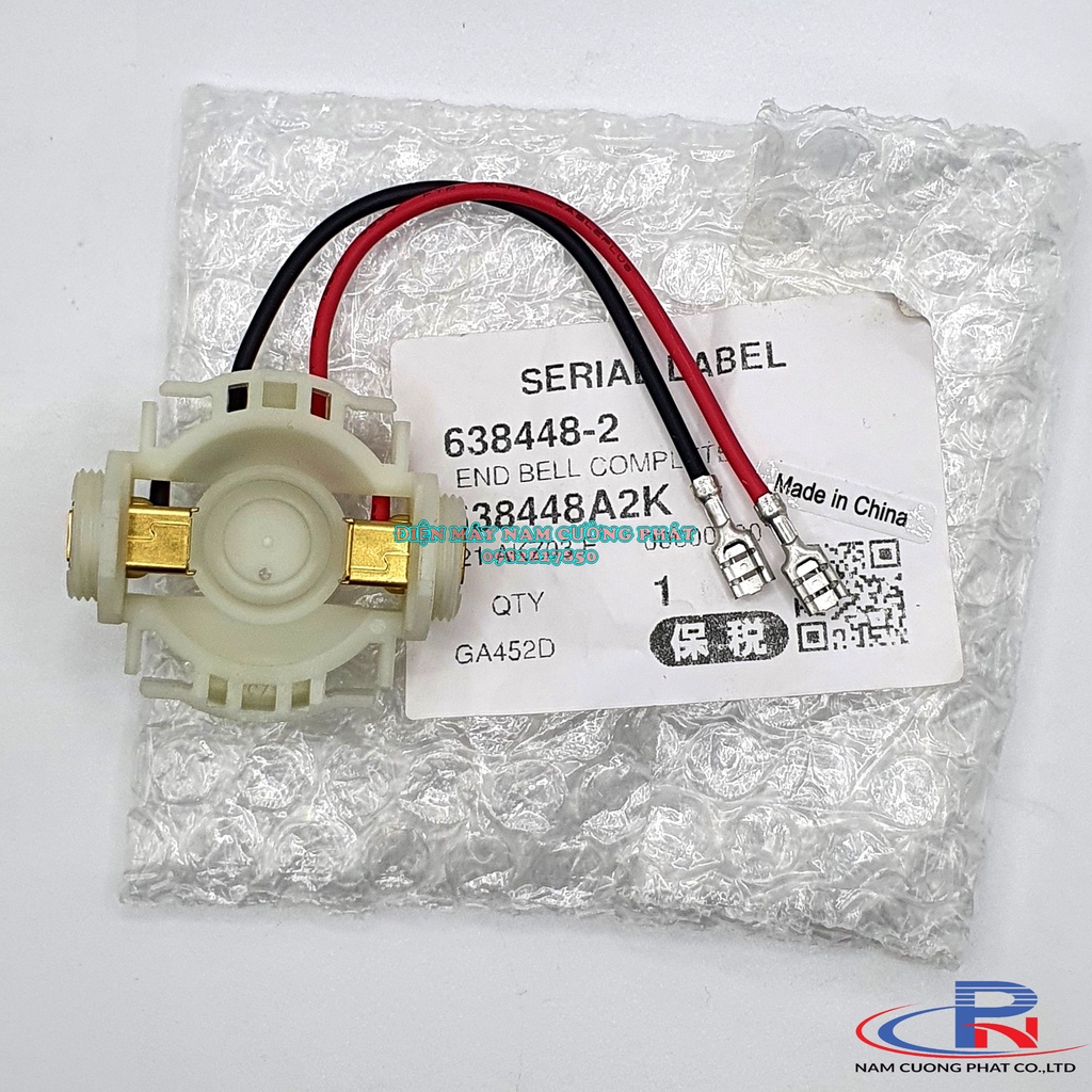 Ổ chổi than máy mài góc DGA402 Makita 638448-2