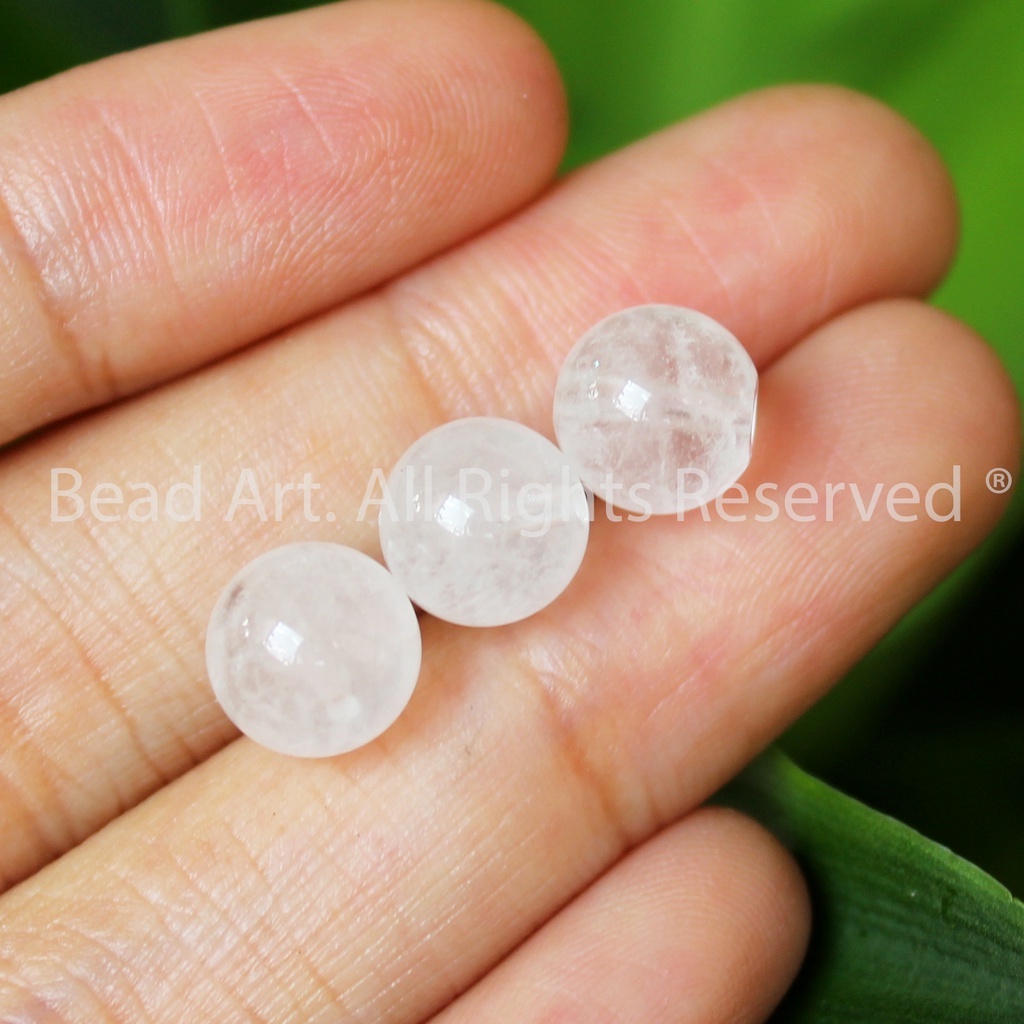 8MM T. Anh Màu Trắng, Kim, Thuỷ, Phối Vòng Tay Phong Thuỷ, Chuỗi Hạt S50 - Bead Art