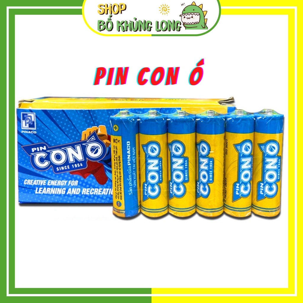 Viên Pin Tiểu AA/AAA Con Ó PINACO 1.5V - BỐ KHỦNG LONG