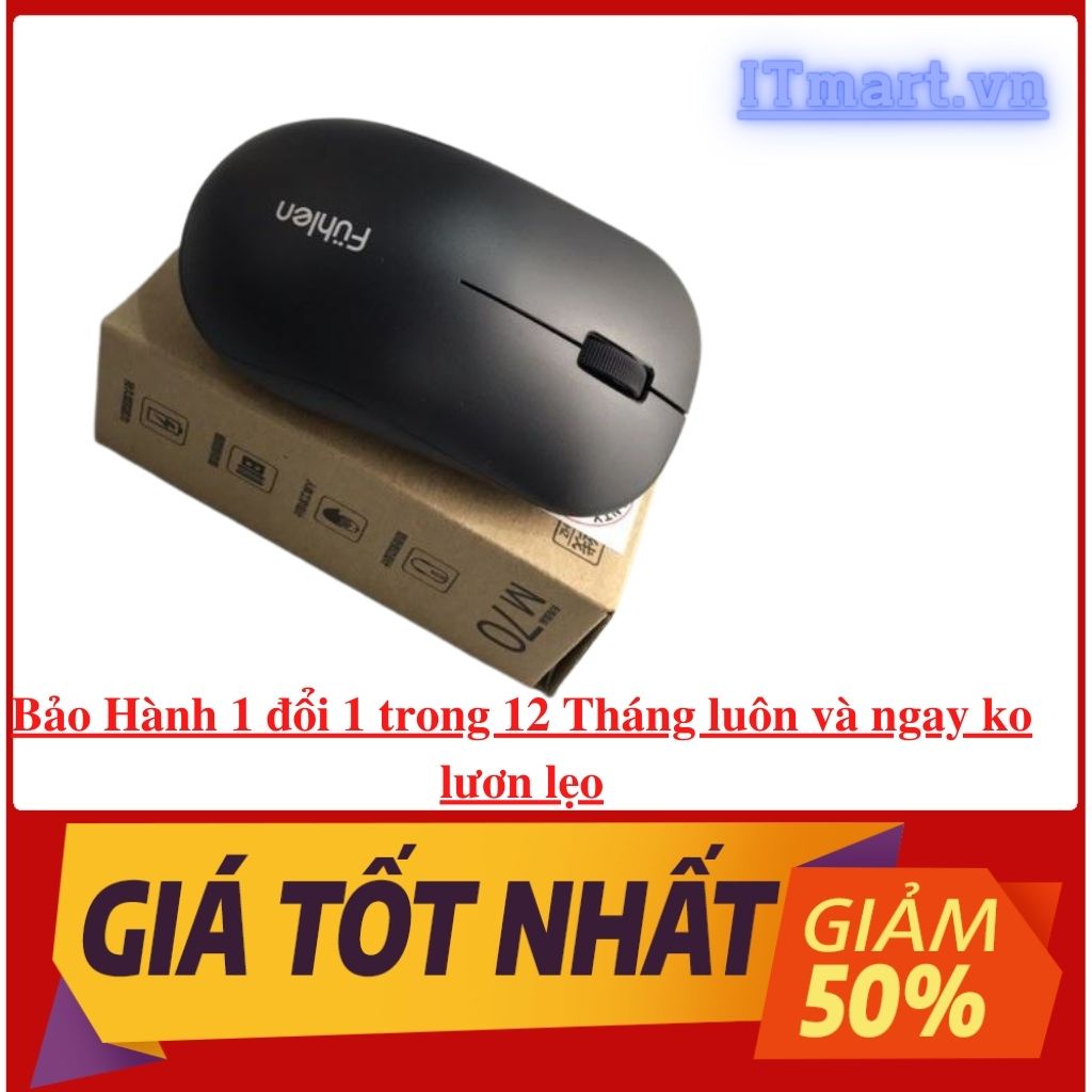 Chuột Fuhlen Không Dây M70 - Hàng Chính Ninza Hãng Bảo Hành 2 Năm 1 đổi 1