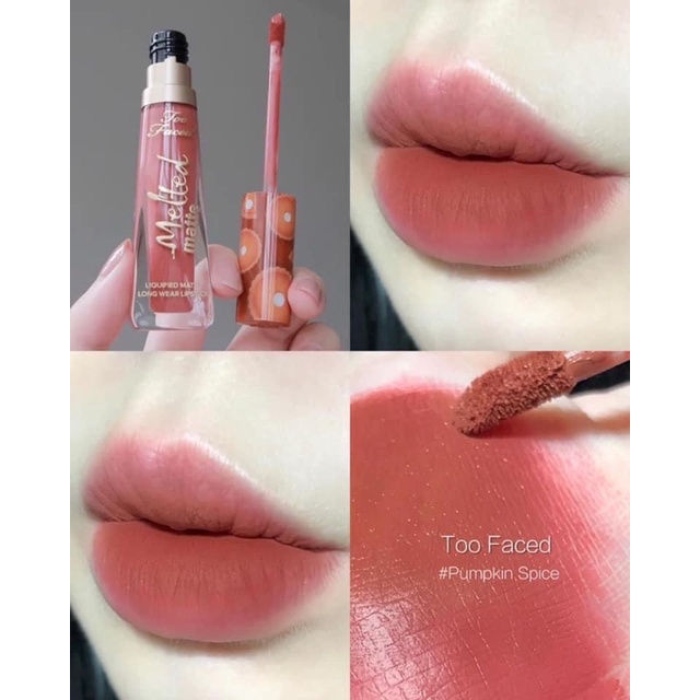 [Có sẵn] Son kem Too Faced Pumpkin Spice