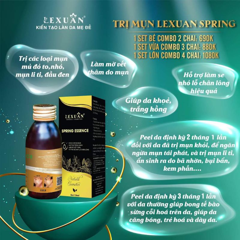 TINH CHẤT TRI MUN TRỨNG CÁ CAO CẤP ĐÔNG Y LÊ XUÂN