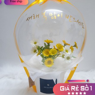 [HÀNG BÁN CHẠY] Cúc Họa Mi lồng bong bóng JUMBO HÀN QUỐC, hoa bong bóng, quà sinh nhật độc lạ, sang trọng, ấn tượng