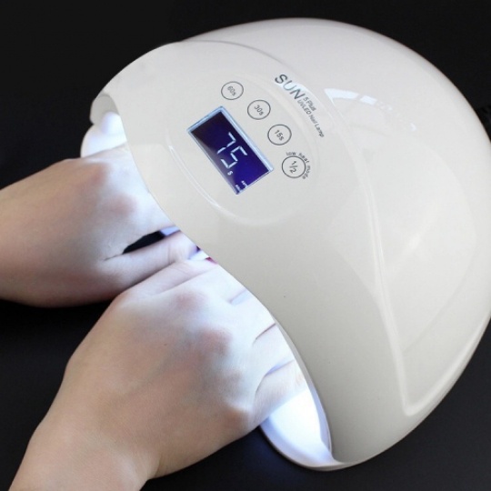 Máy hơ gel SUN5 công suất lớn 48W 24 bóng dùng hơ khô gel móng nail