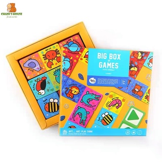 ĐỒ CHƠI BOARD GAME 3 IN 1 JOAN MIRÓ TÍCH HỢP MEMORY GAME, BINGO VÀ DOMINO LUYỆN PHẢN XẠ CHO BÉ