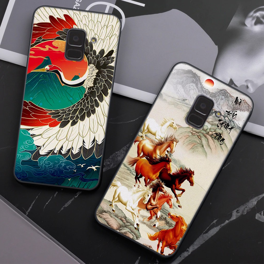 Ốp lưng Samsung A6 - A6 Plus - A8 - A8 Plus in hình may mắn tài lộc