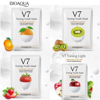 Combo 10 miếng mặt nạ dưỡng da v7 toning youth mask bioaqua