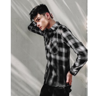 Sơ mi Flannel rách TheMaze