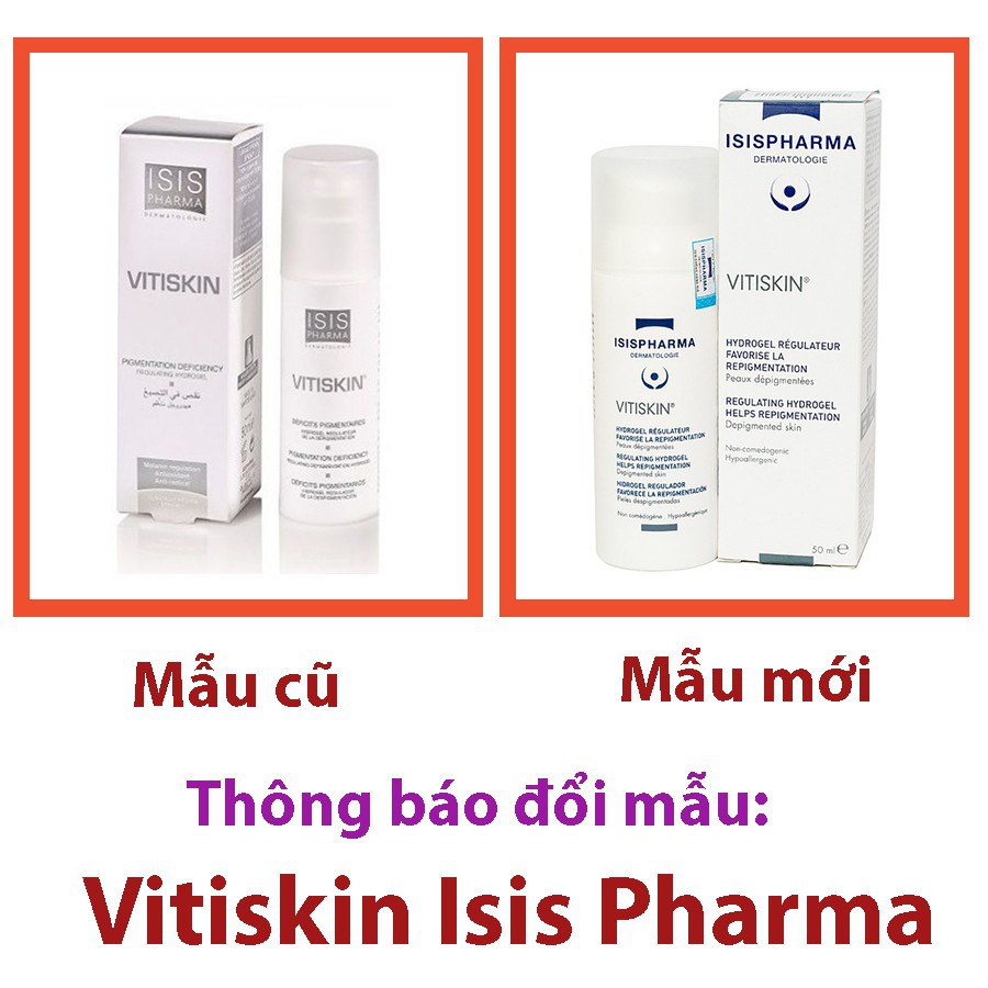 [TEM CTY] ISIS Pharma Vitiskin 50ml - Kem hỗ trợ bạch biến