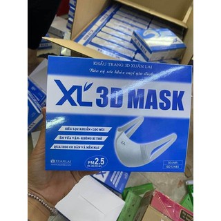 1 hộp kt 50 cái 3D mask hàng chuẩn cty