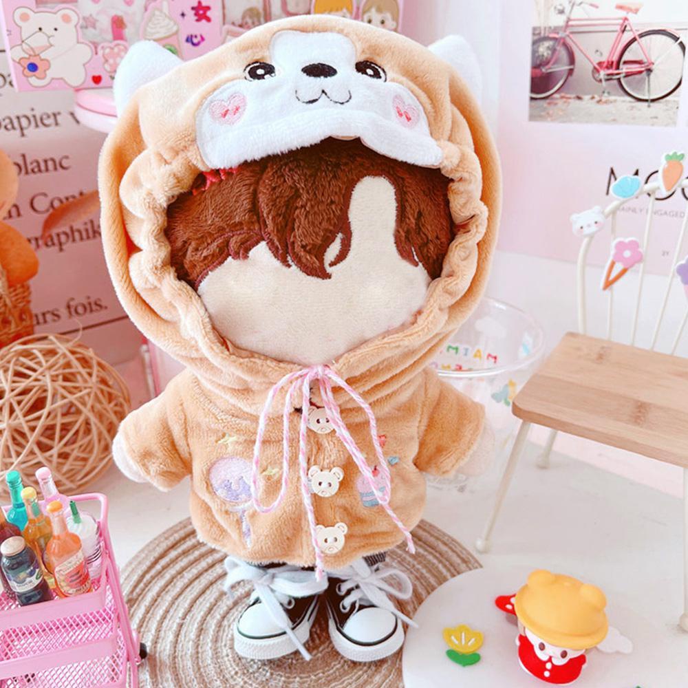 Áo Khoác Họa Tiết Hoạt Hình Khủng Long Cho Búp Bê 20cm