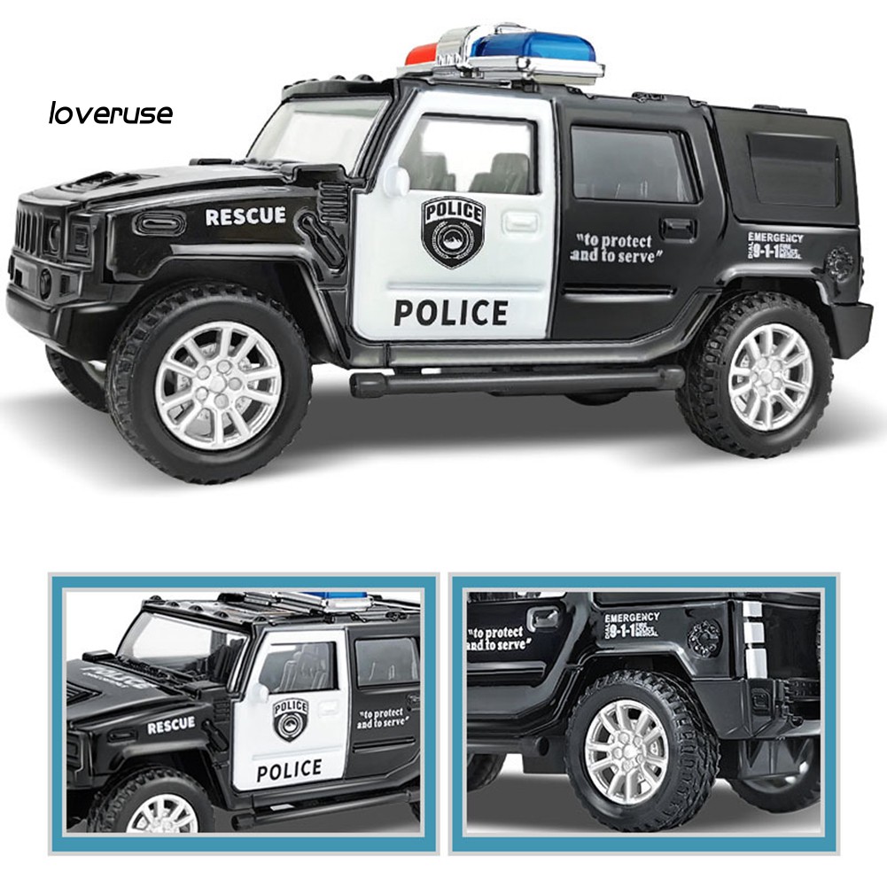 Mô Hình Xe Cảnh Sát Đồ Chơi Tỉ Lệ 1 / 36