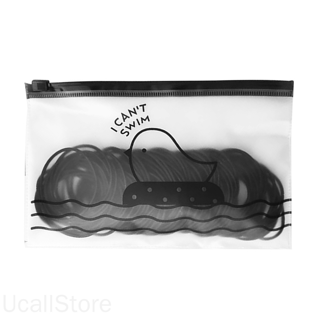 Set 100 dây thun cột tóc màu trơn không đường may cho nữ