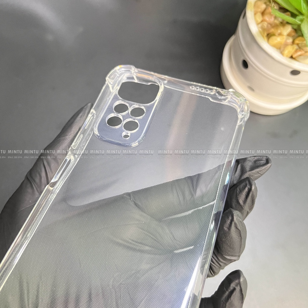 Ốp lưng Redmi Note 11S 4G / Redmi Note 11  bản Việt Nam - loại trong suốt chống sốc bảo vệ camera TSCS