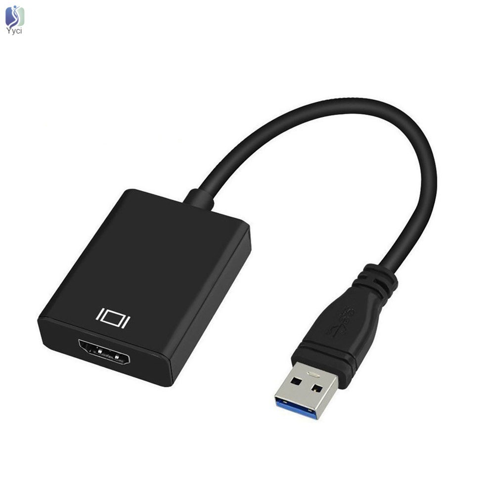 [Mã 153ELSALE2 giảm 7% đơn 300K] Dây Cáp Chuyển Đổi USB 3.0 Sang HDMI HD TV 1080P Dành Cho Máy Tính PC Laptop