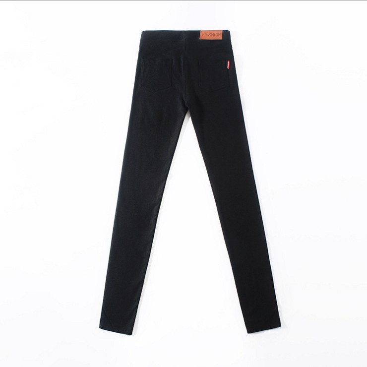 WAFNHA D412 Quần Legging Mỏng Co Giãn Màu Đen Dành Cho Nữ